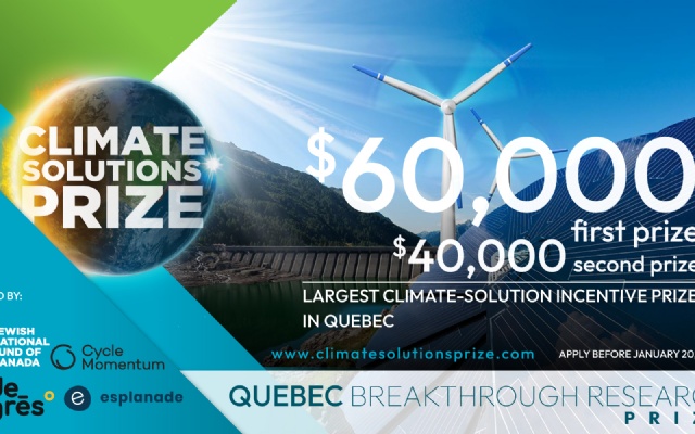 Climate Solutions Prize - Be the Solution fighting the climate crisis | The Climate Solutions Prize is an unparalleled competition designed to inspire researchers and organizations with funding to fight the climate crisis.
