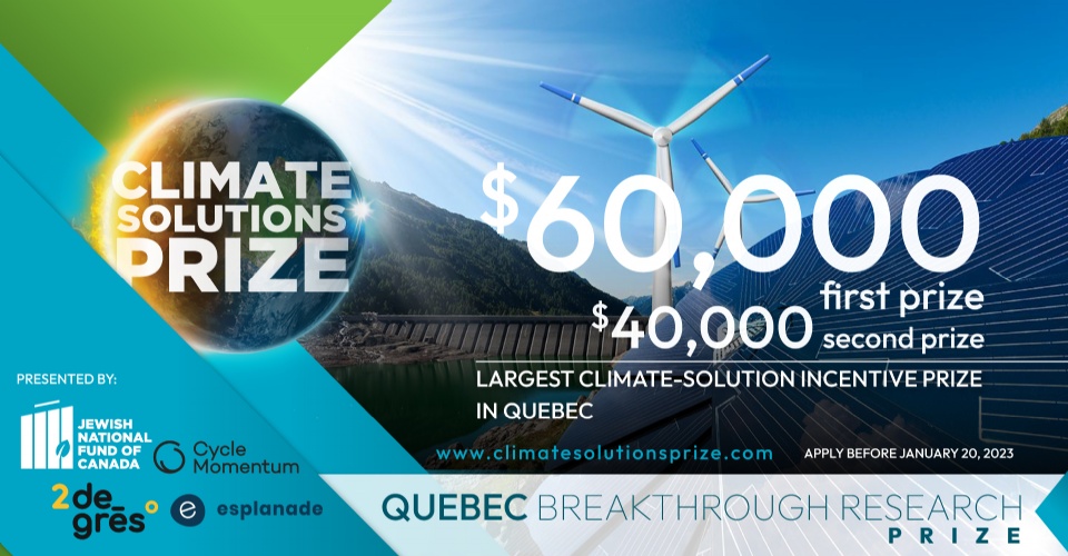 Information Session: Quebec Climate Solutions Prize